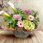 【やさしさを束ねて】カラーとガーベラのナチュラルアレンジメント